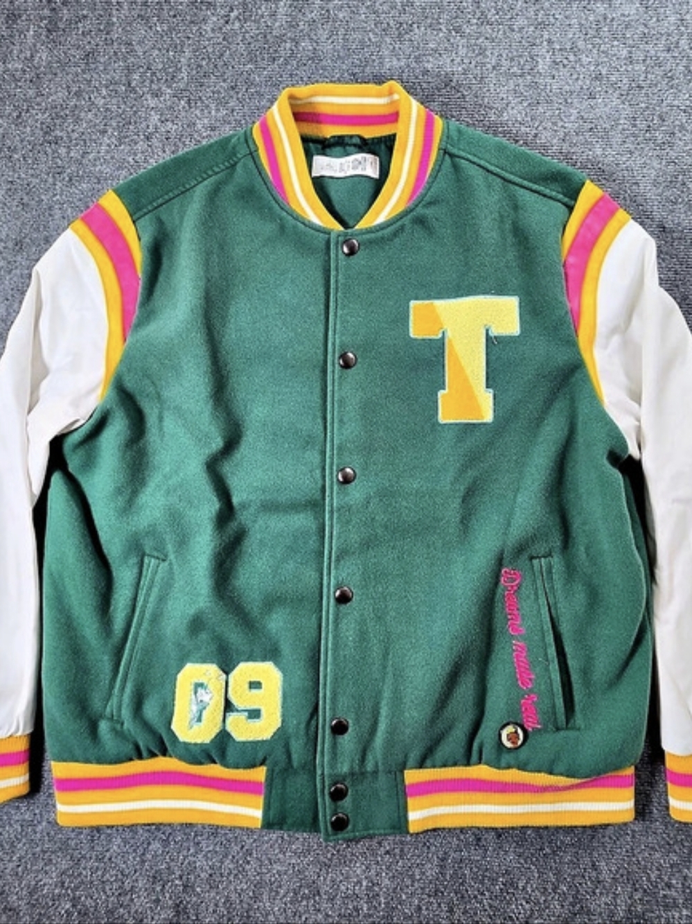 Disney Parks Princess & The Frog Tiana Varsity Jacket Size XL Almost There EUC